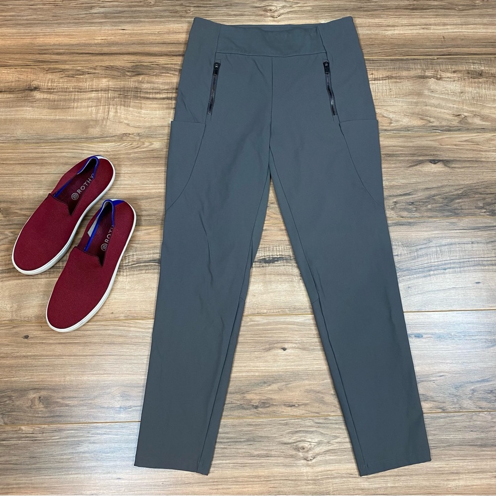 Athleta Tapered Leg Pant Women's 10 Color Gray - Picture 2 of 10